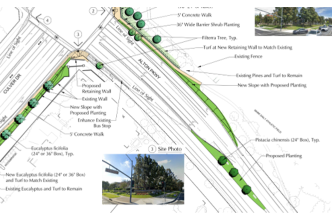 City of Irvine Culver Alton Intersection